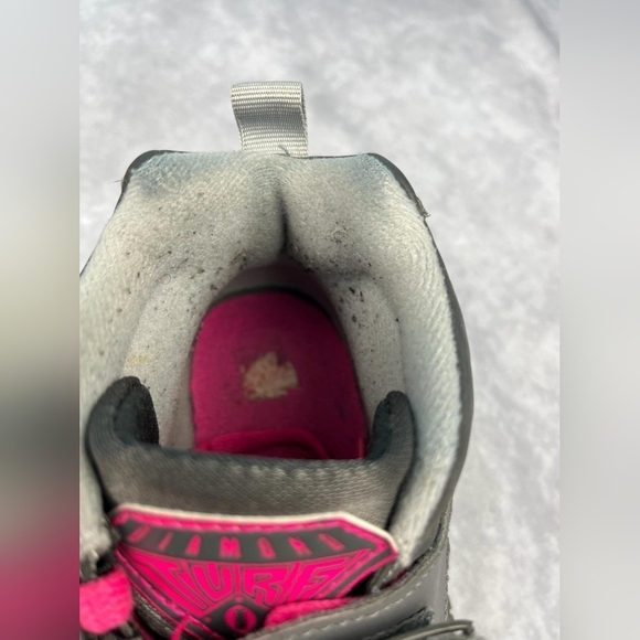 Nike Air‎ Diamond Turf 2 Pink Grey Shoes  Size 5Y Youth - Picture 7 of 13